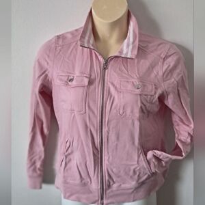 Women's Pink Zip-Up Jacket